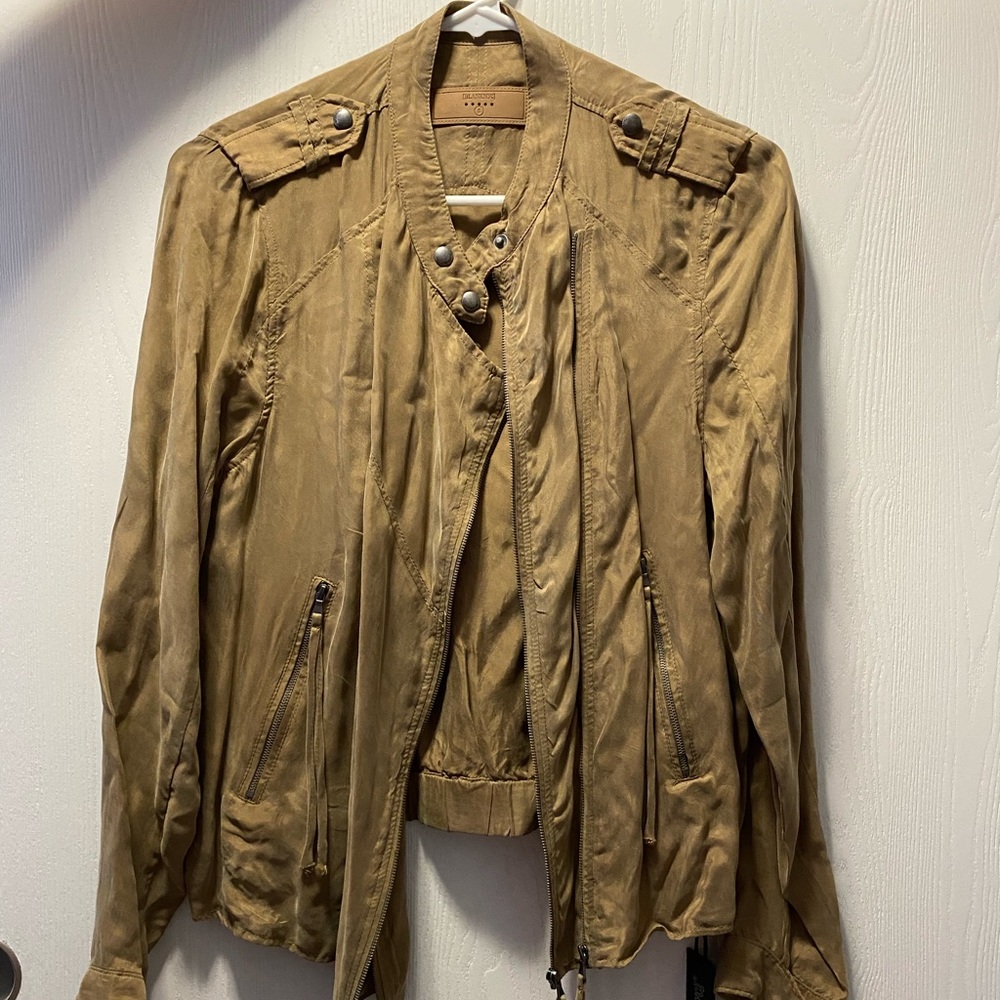 Blank NYC Asymmetrical Paystub Jacket